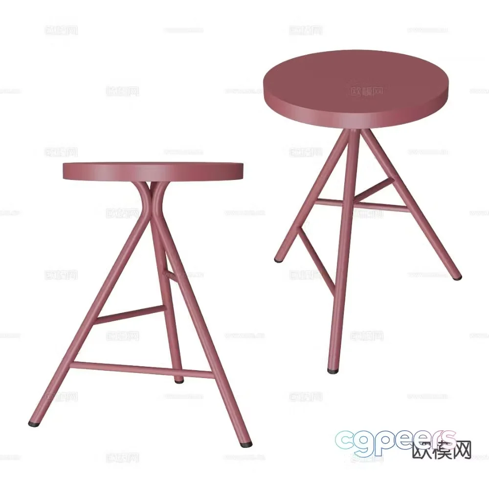 Castil bar stool bar stool high stool 3d model