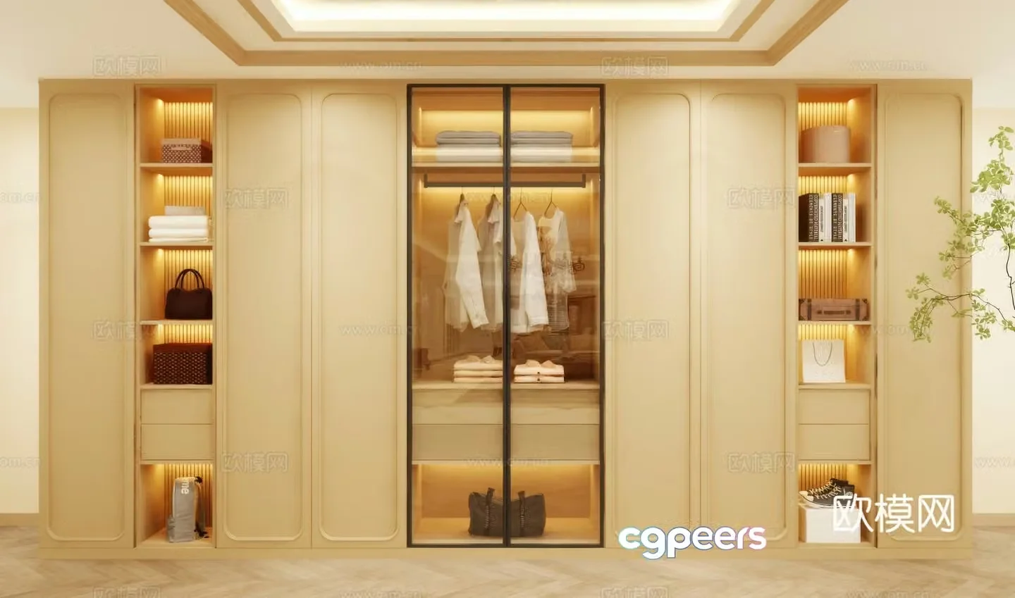 Wardrobe design Wardrobe renderings Wardrobe wardrobe design Wardrobe cabinet 3d model