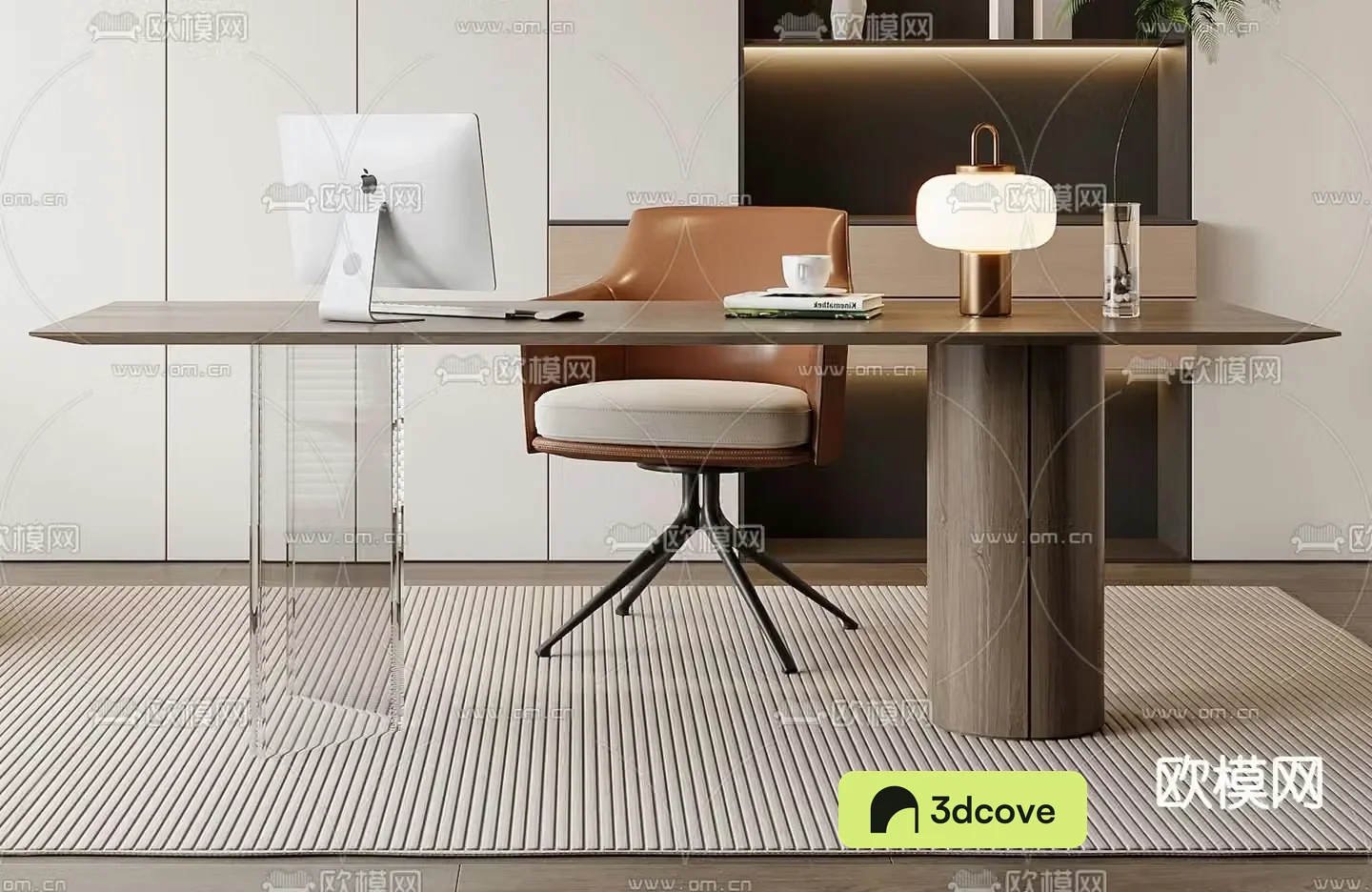 Acrylic desk