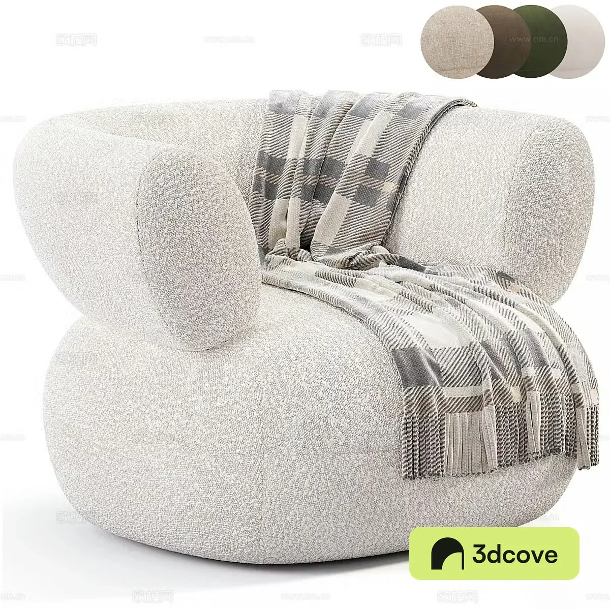 Fabric single sofa Fabric sofa chair Fabric casual chair Fabric single chair Sheep