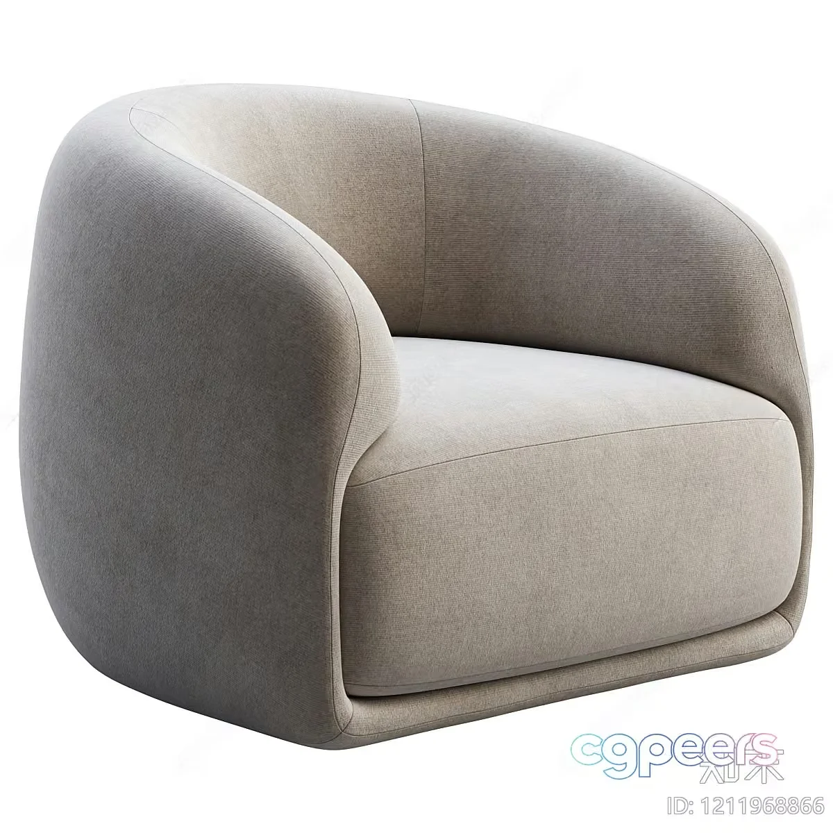 Modern Armchair 3D Model – 10421 – VRAY Render