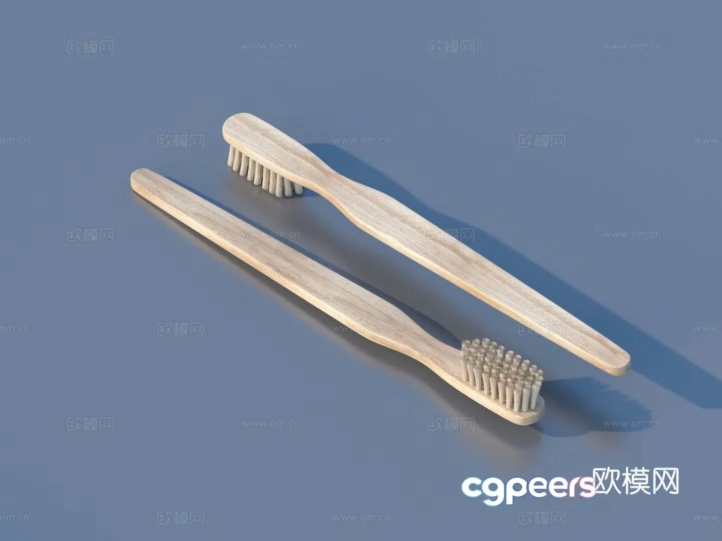Toothbrush Cleaning Supplies 3D Model