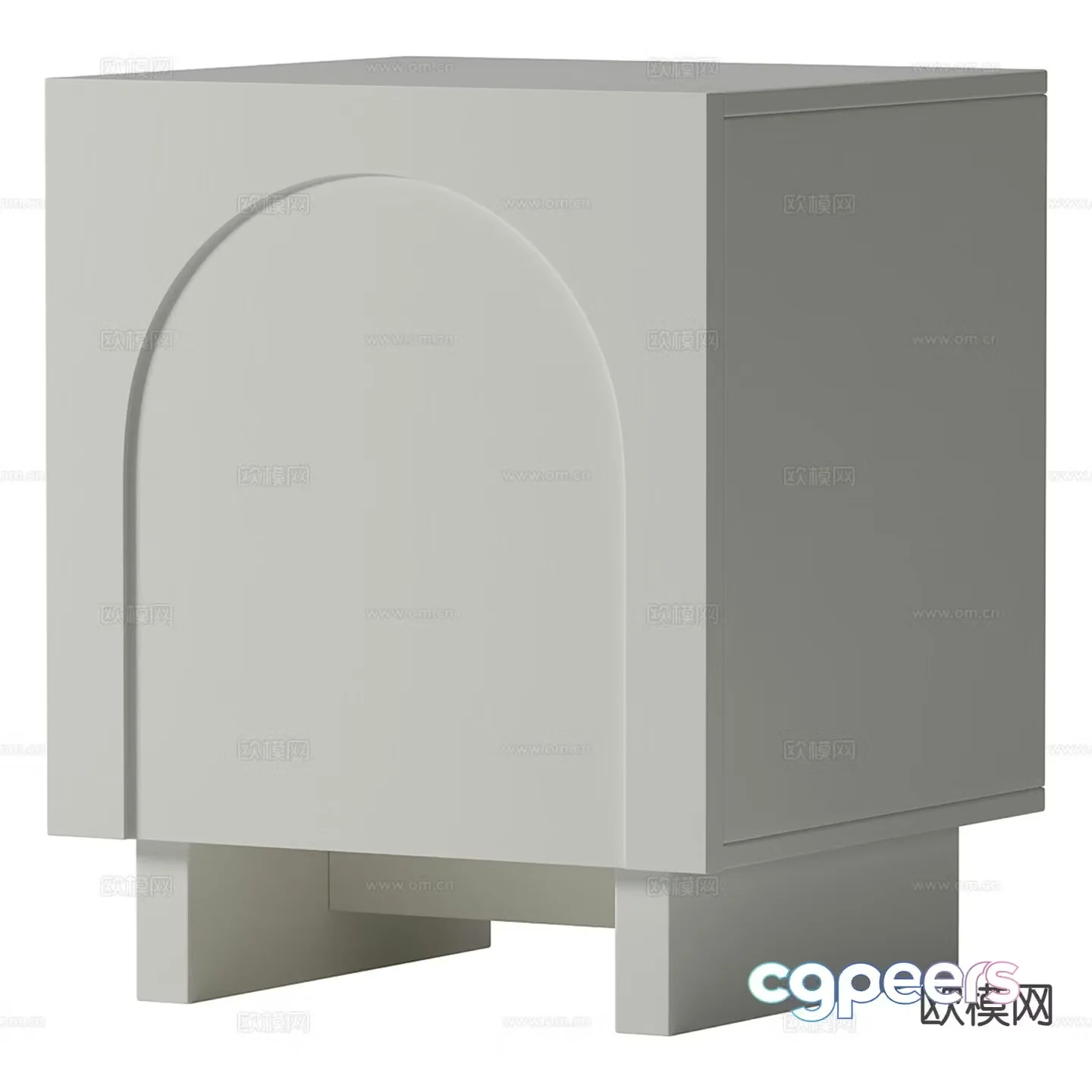 Ромер bedside table 3d model