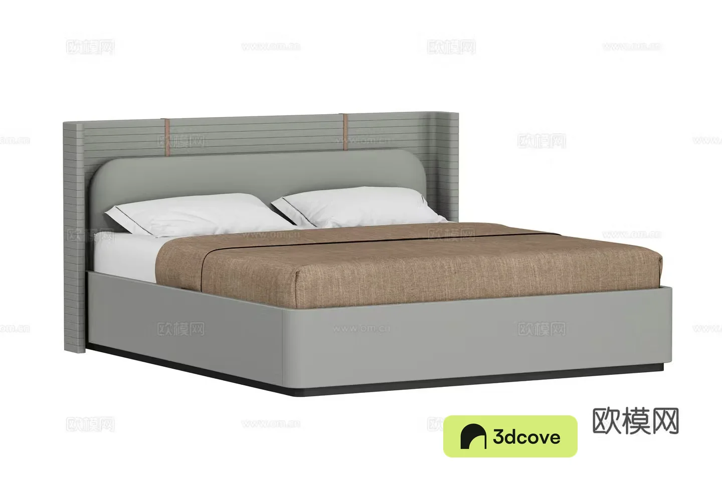Modern double bed