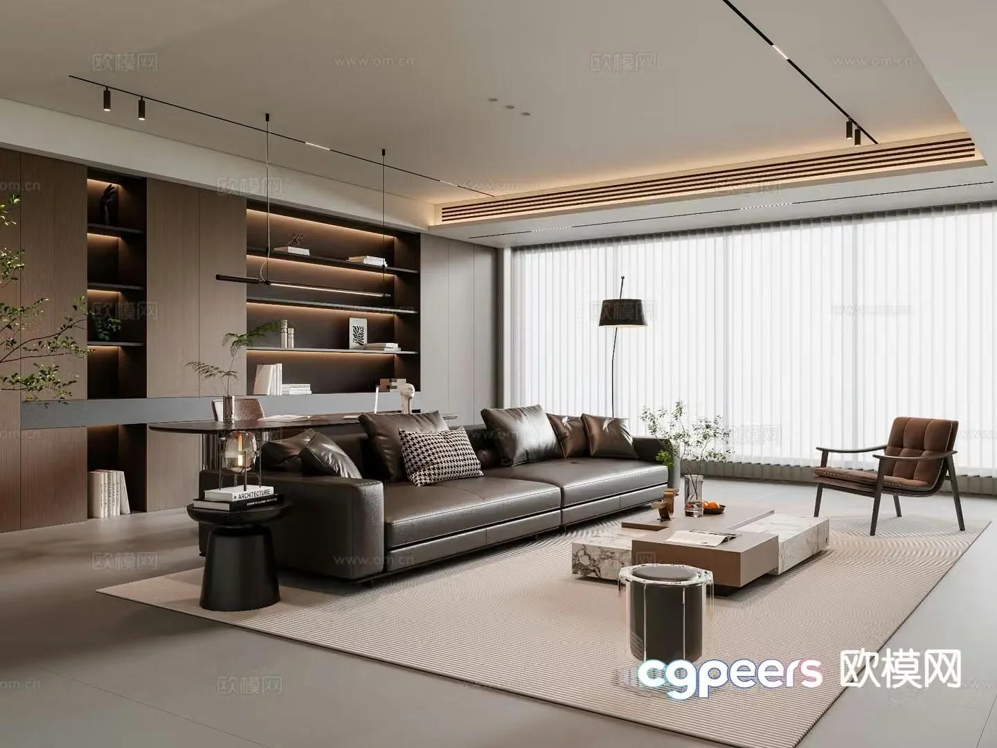 Italian living room 3d model