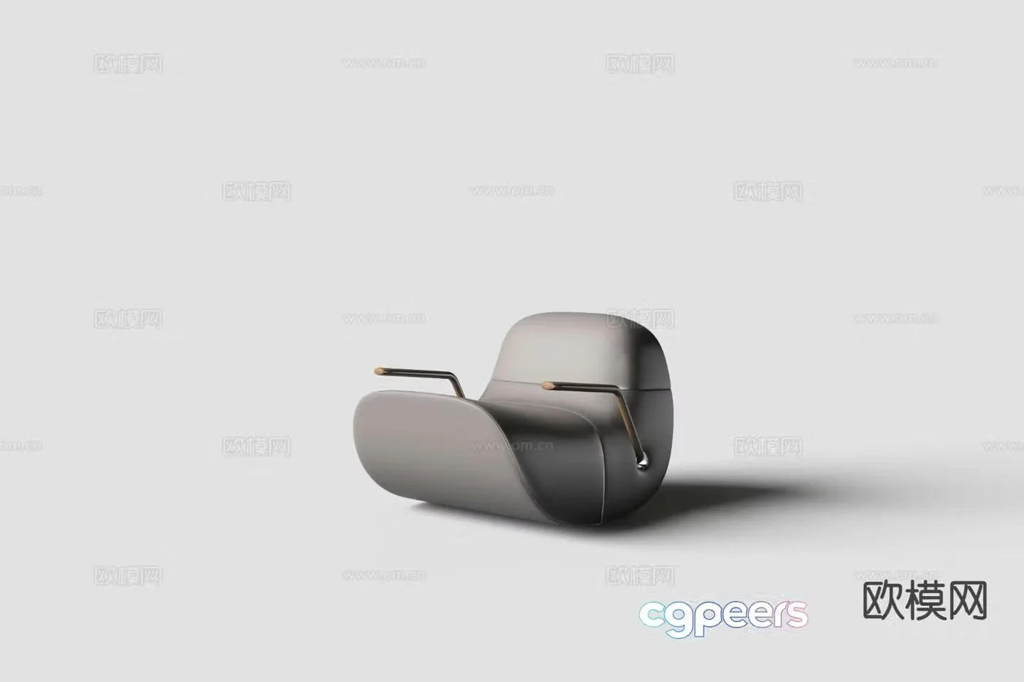 Modern leisure sofa 3d model