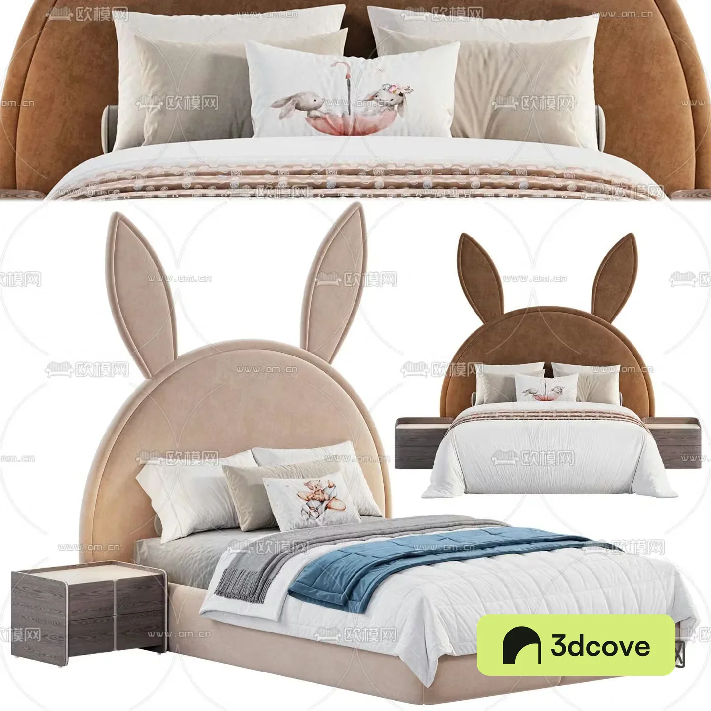 Children’s bed cartoon bed