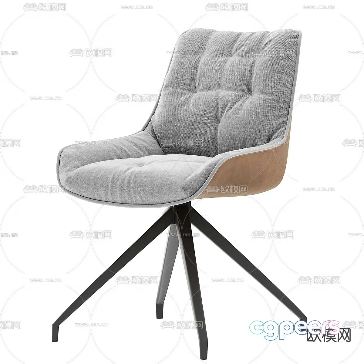 Joely office chair 3d model