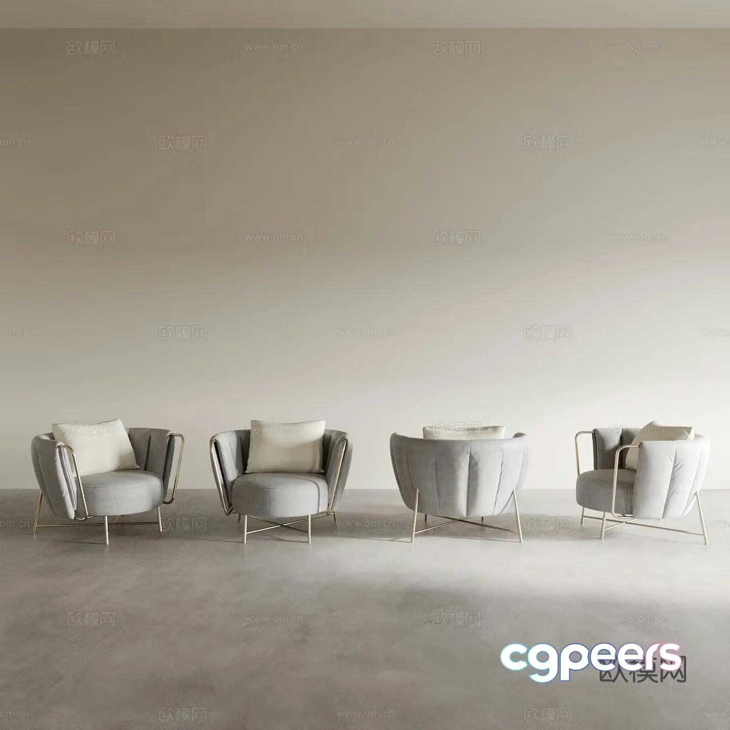 Sofa chair leisure chair 3d model