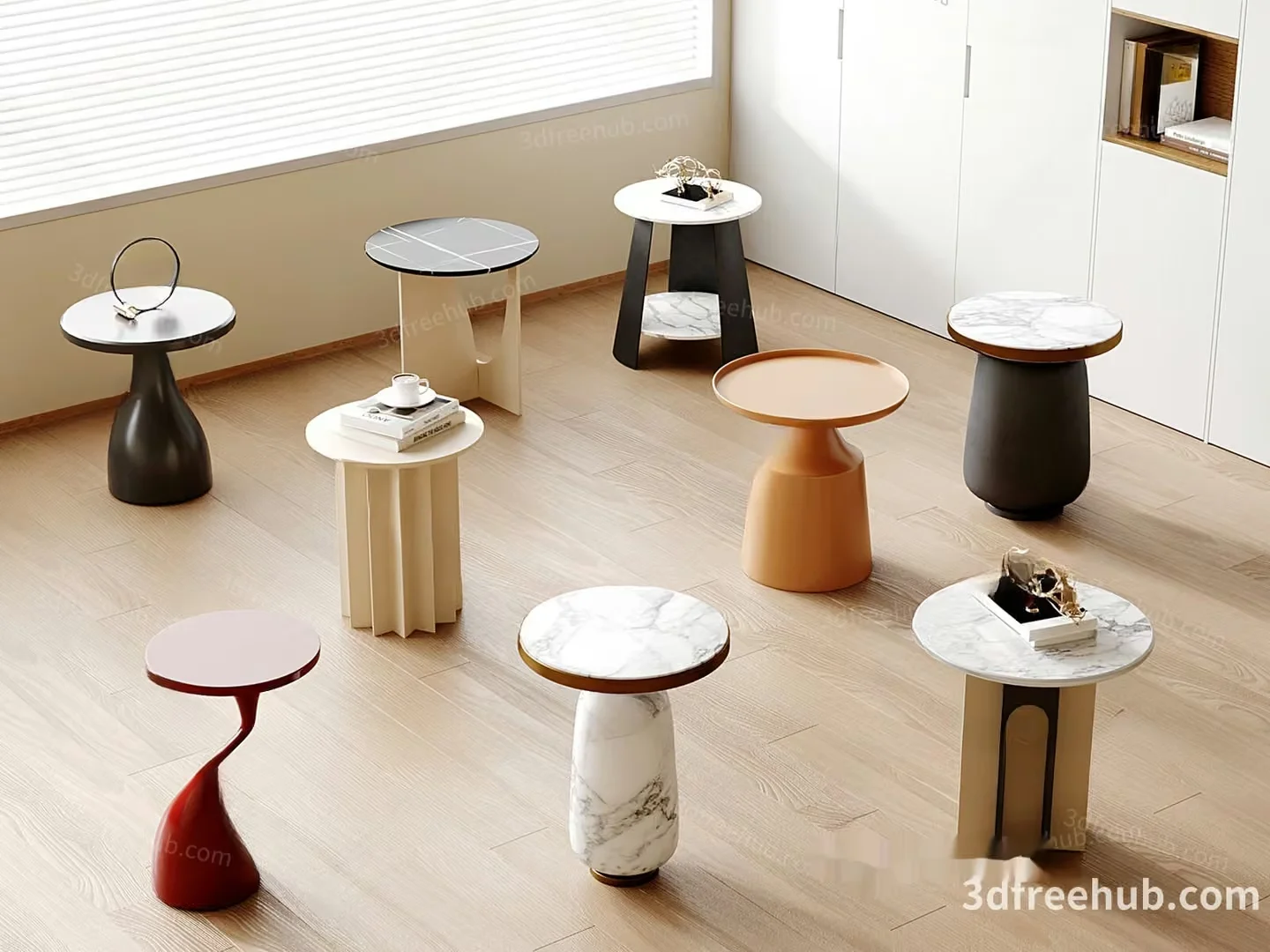 Modern Coffee Tables 3D Model – 22448 – VRAY Render
