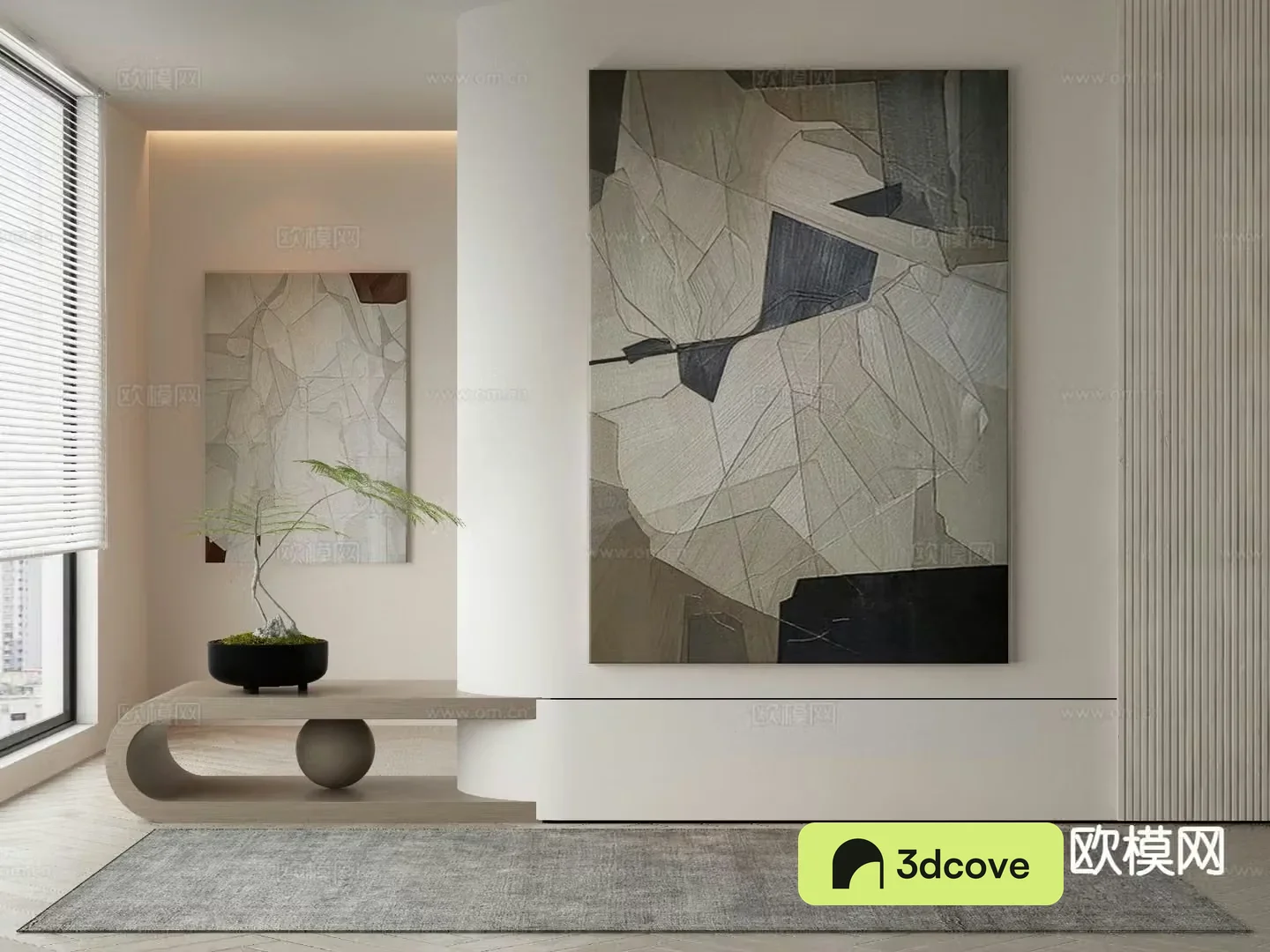Modern art painting texture painting decorative painting