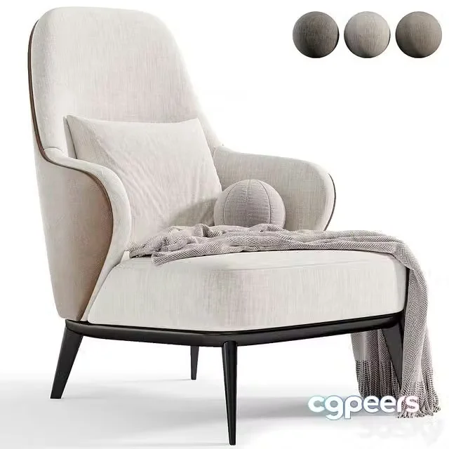 3ds Max Free – Minotti Leslie Armchair By Minotti