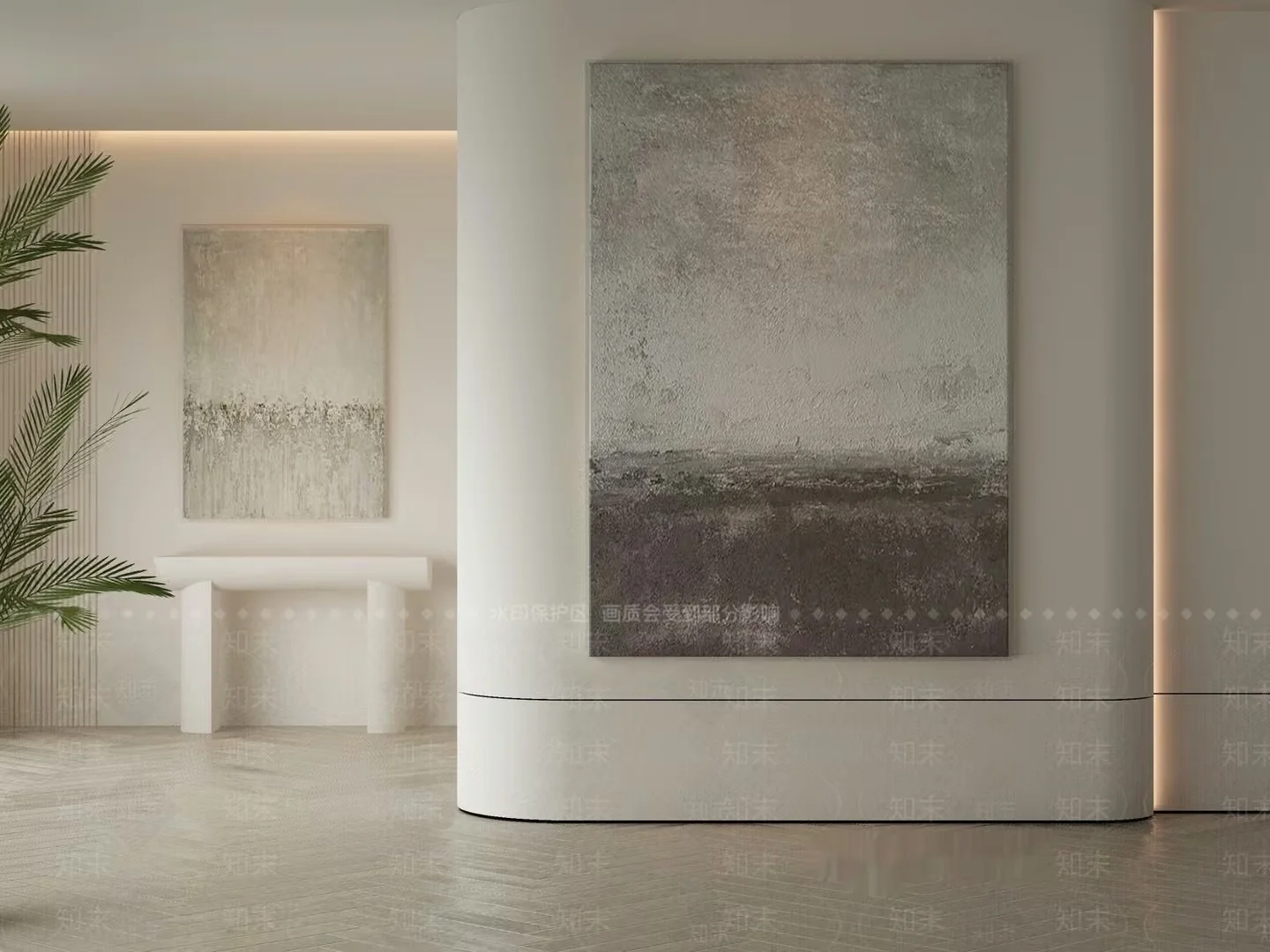 Modern Minimalist Decor 3D Model – 18254 – VRAY Render