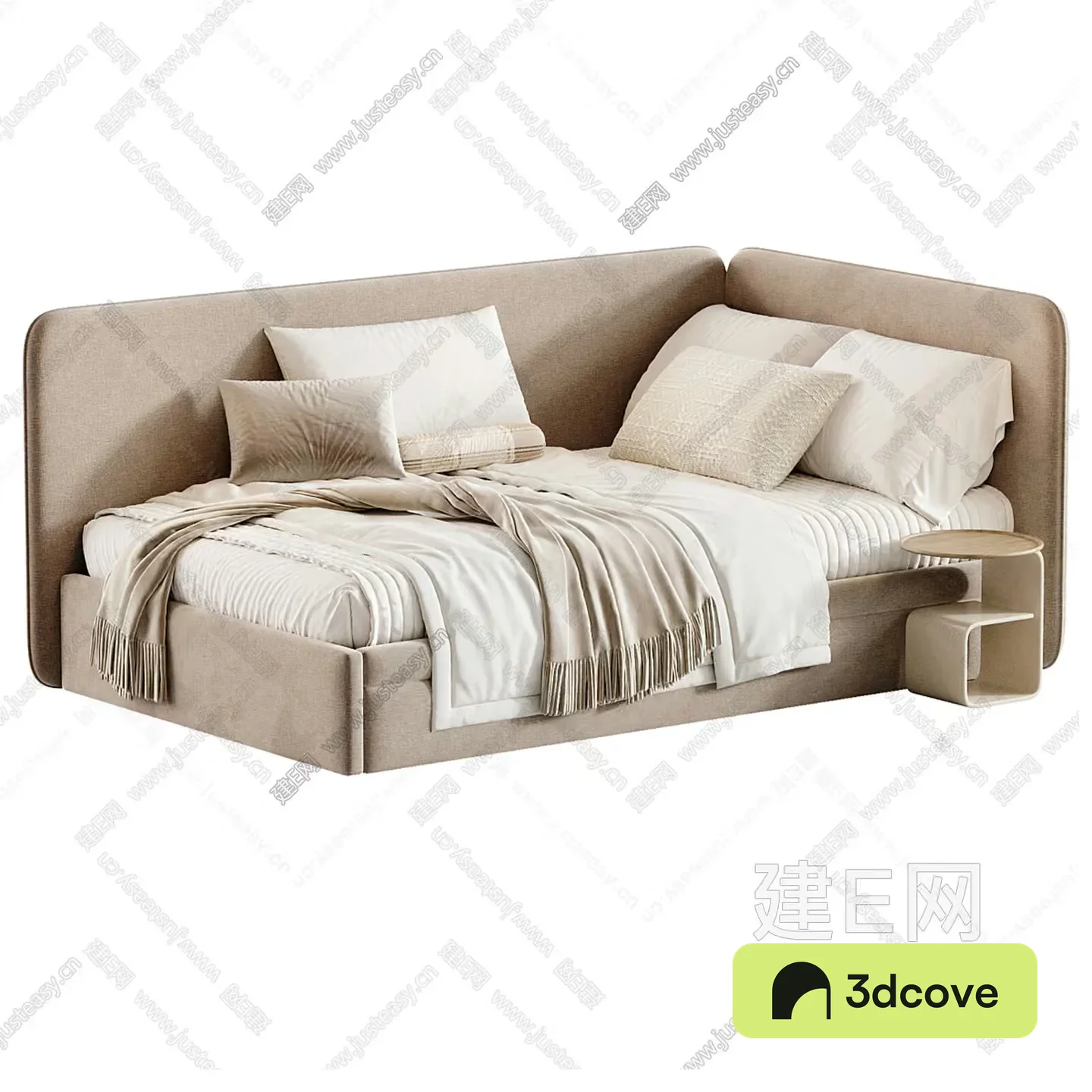 Modern Beige Bed