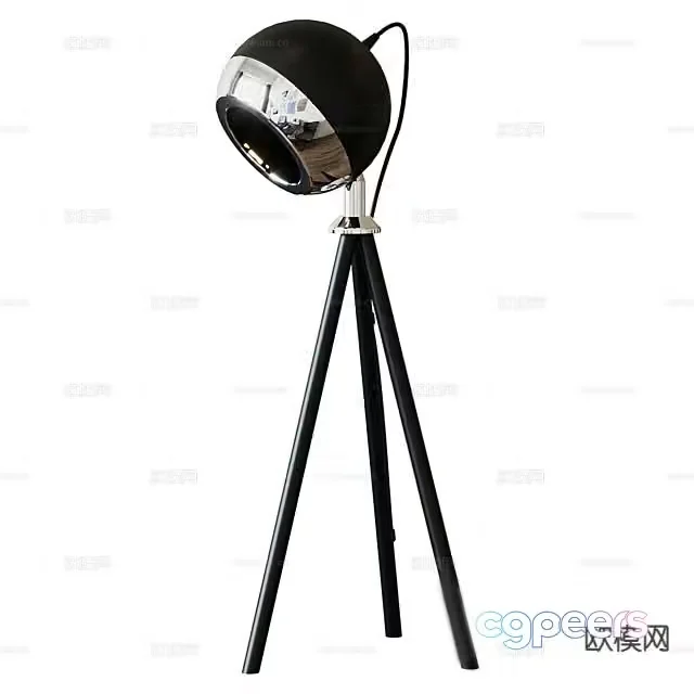 Modern floor lamp 3d model
