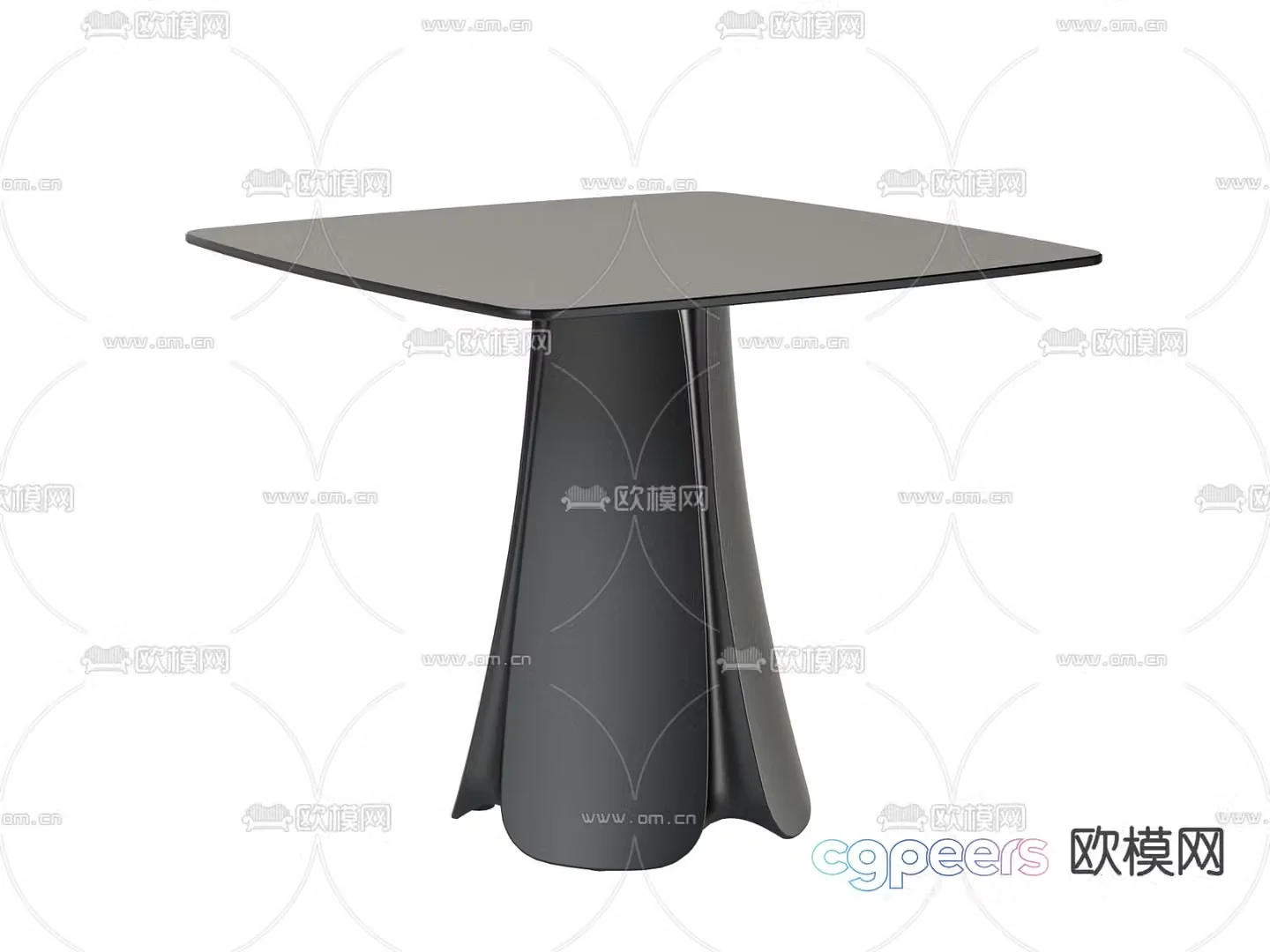 Modern corner table side table table table 3d model