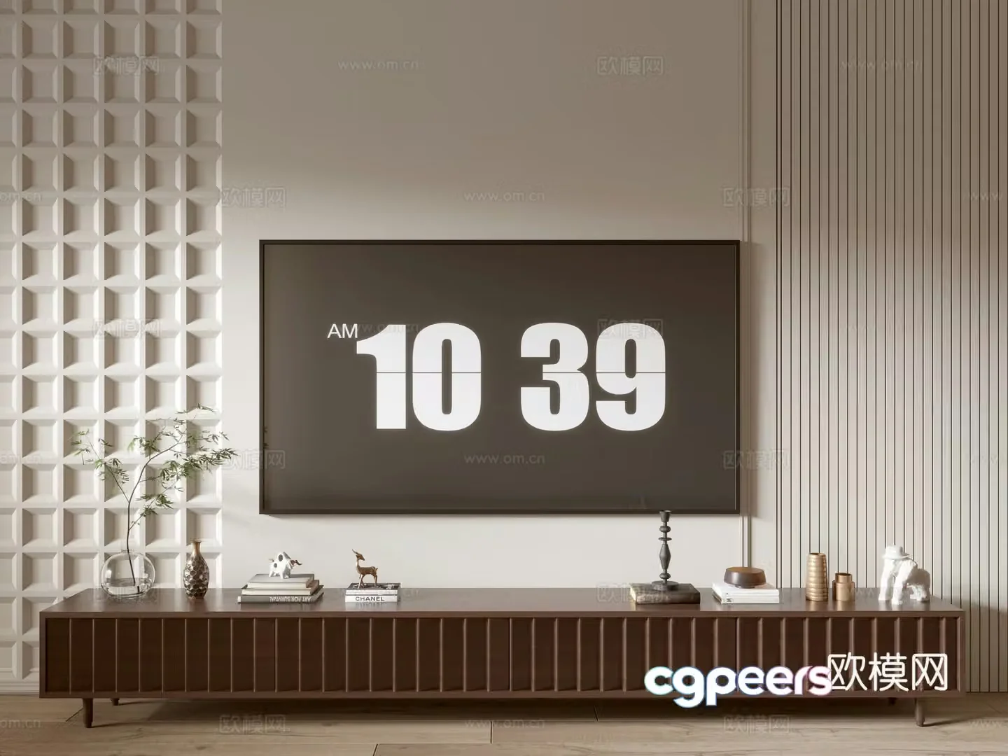 Modern TV cabinet 3d model