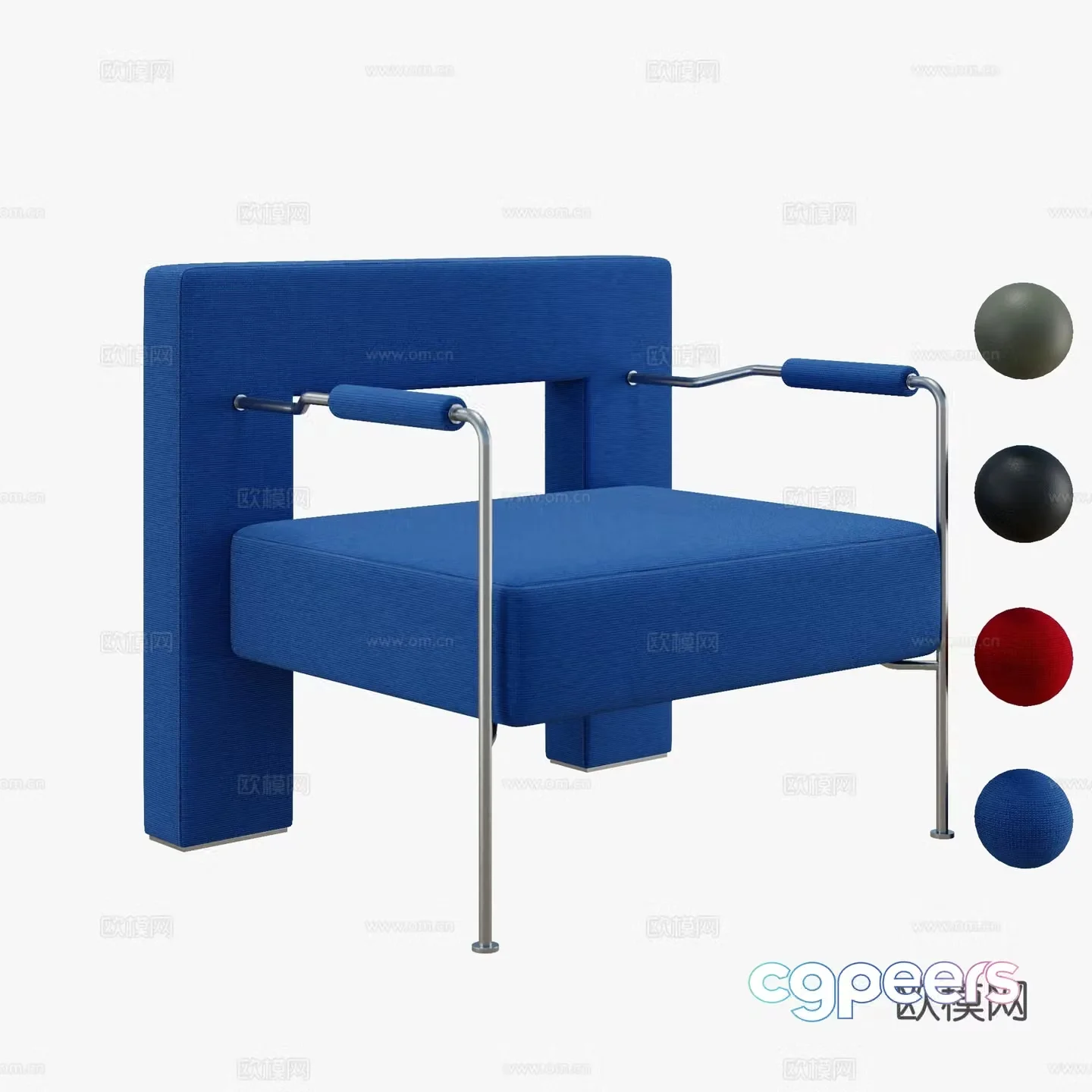 Leisure Rose Casual Chair Leisure Chair 3D Model