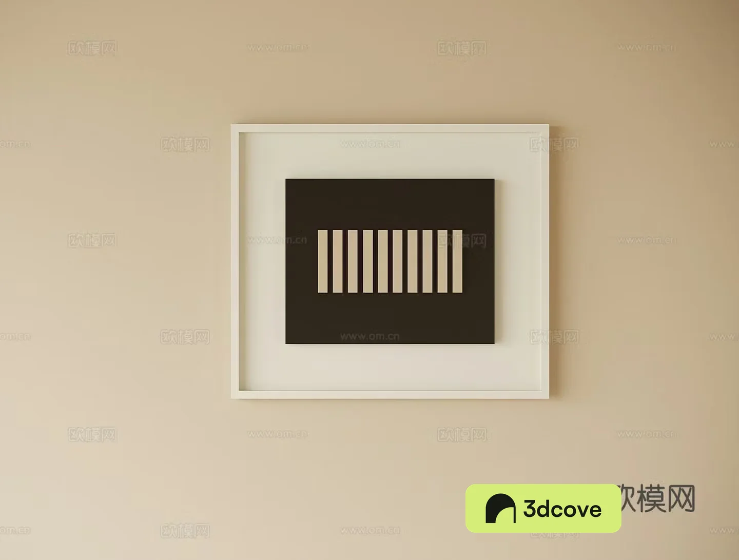 Modern bedside painting
