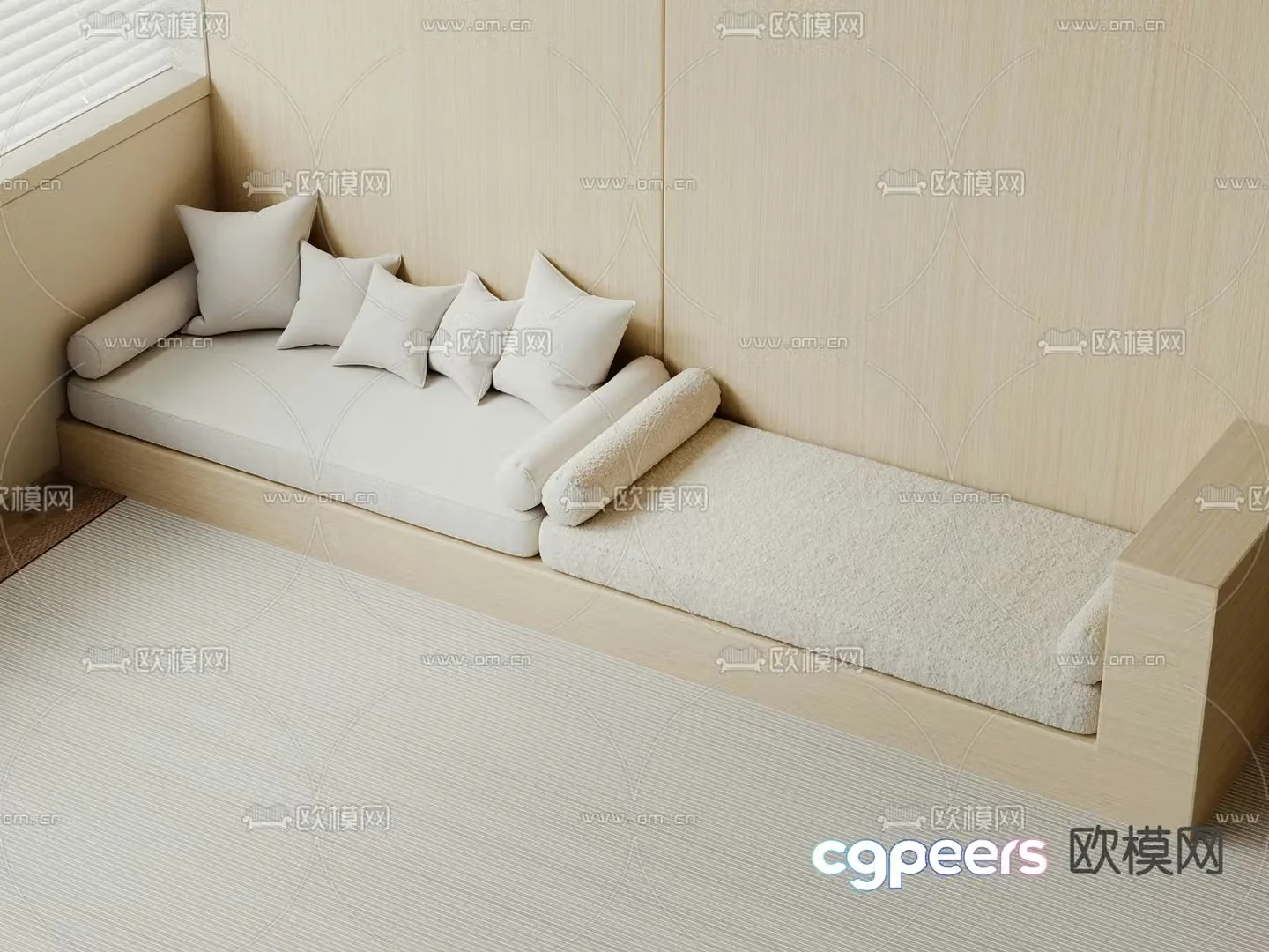 modern cushion cushion sofa cushion 3d model