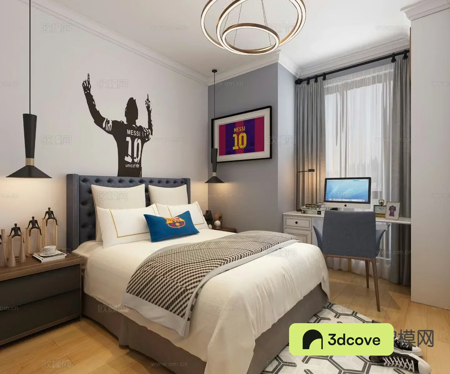 Modern children’s room theme boy’s room kid’s room