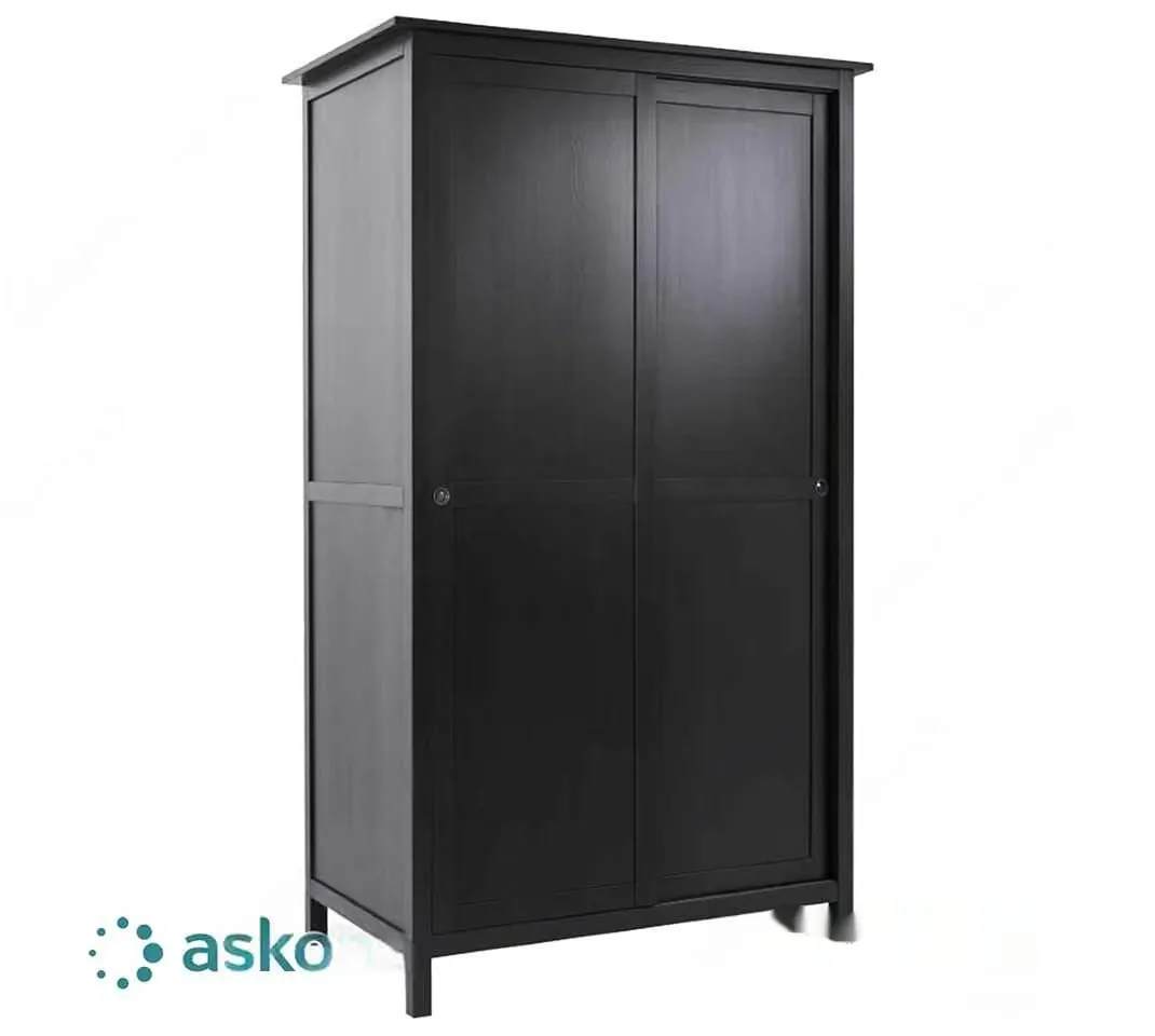 Black Wooden Wardrobe 3D Model – 22726 – CORONA Render
