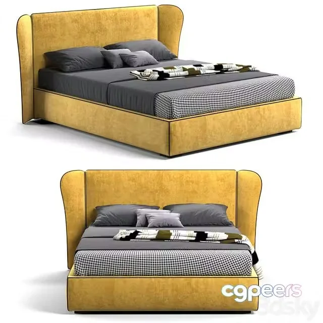 3ds Max Free – Bed felis paris