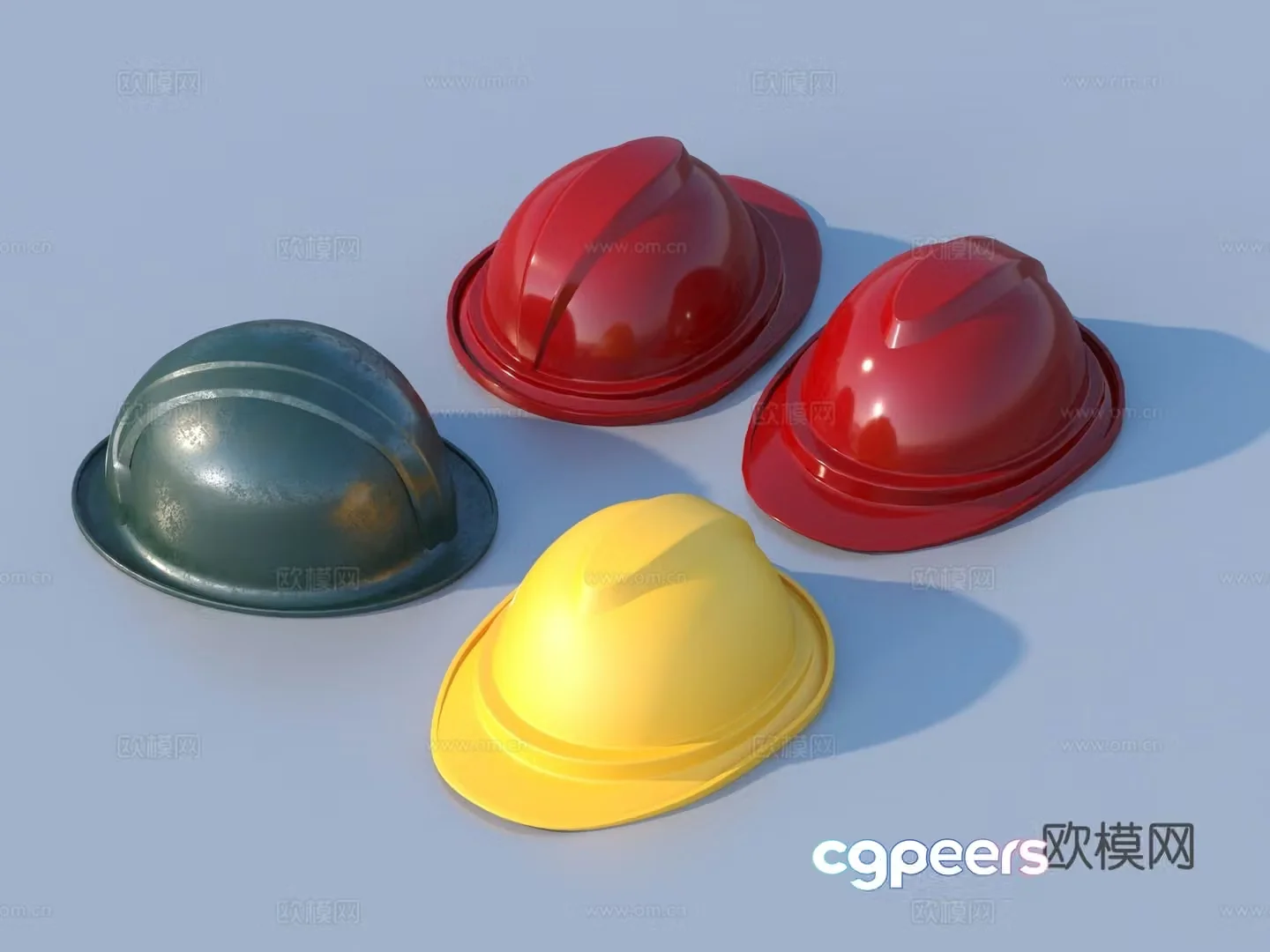 Hard hat Fire hat 3d model