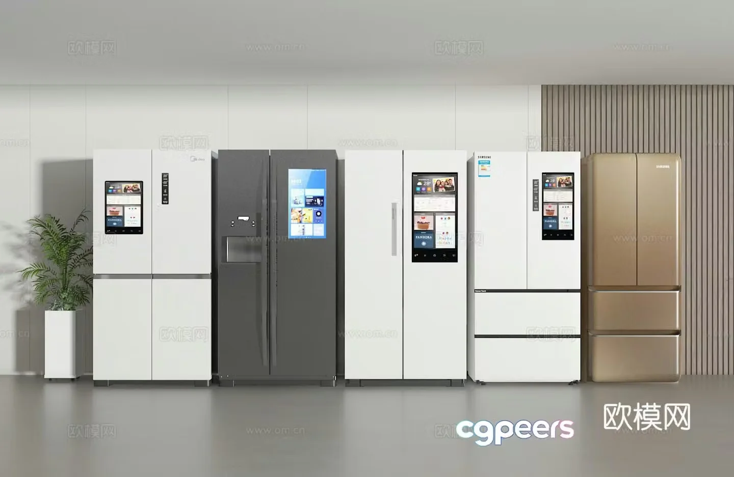 Refrigerator 3d model