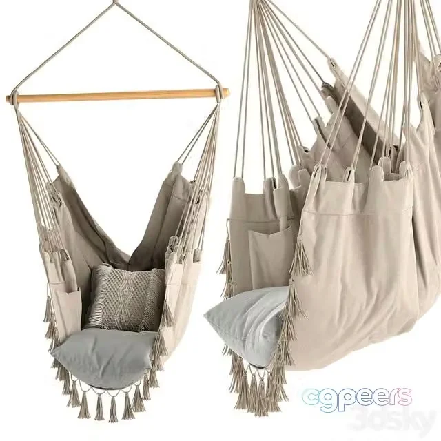 3ds Max Free – Hanging Hammock Chair KomorebiCollection
