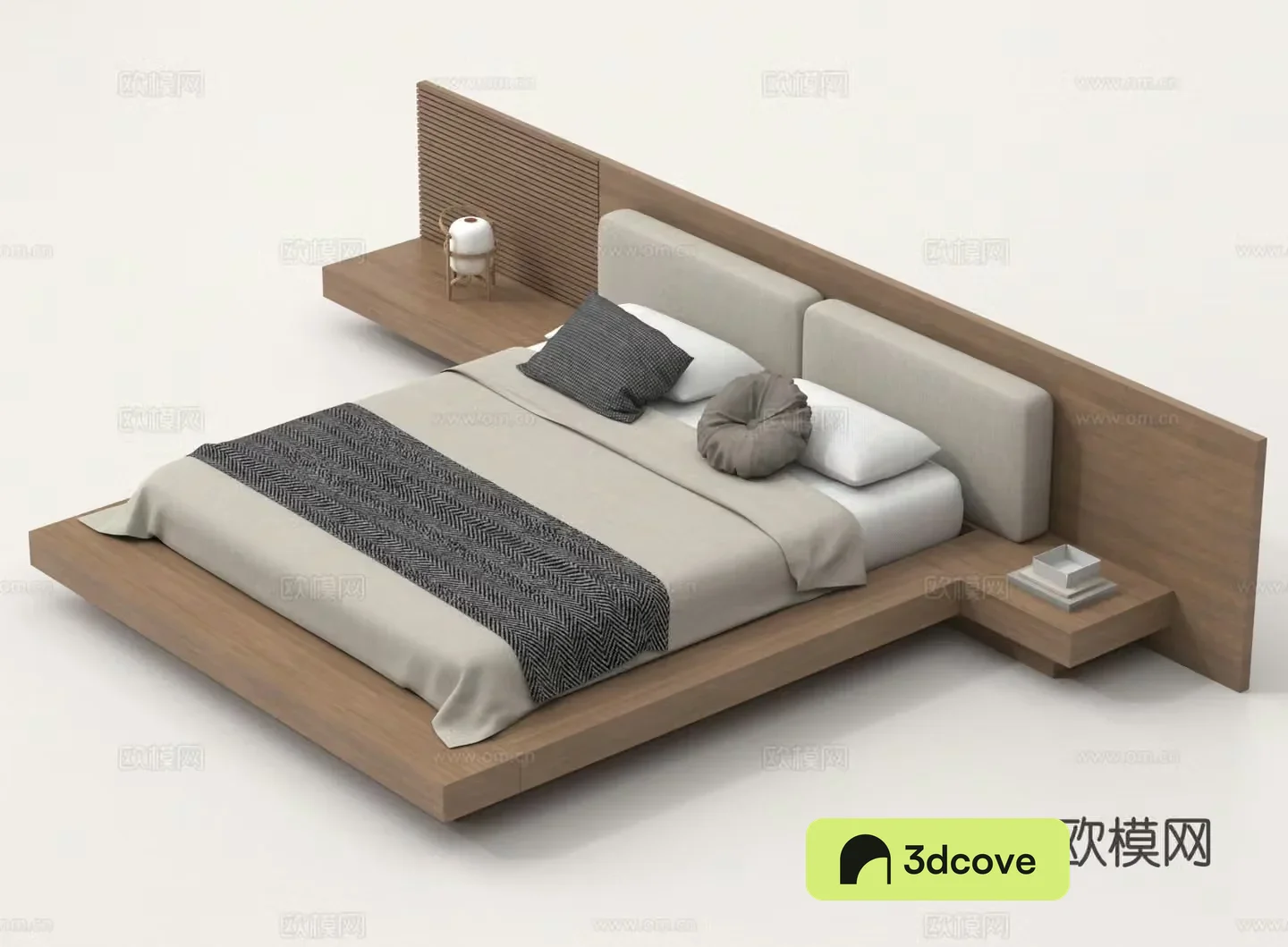 Modern double bed
