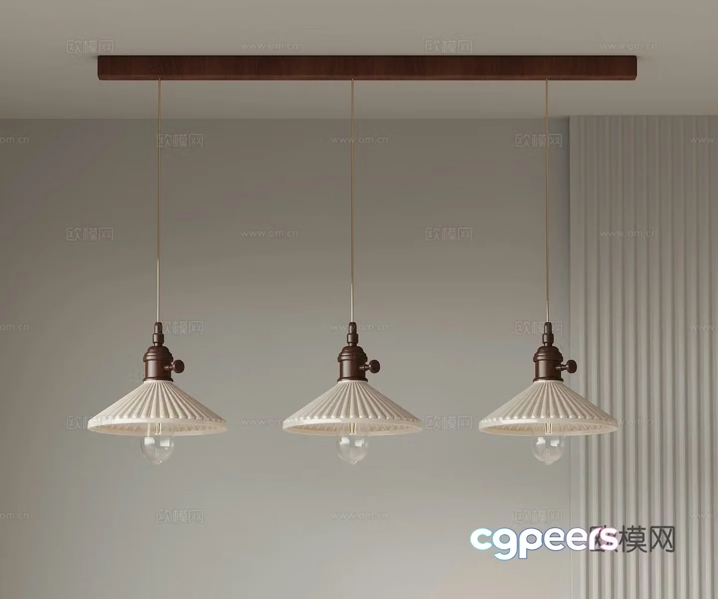 3D model of medieval style chandelier