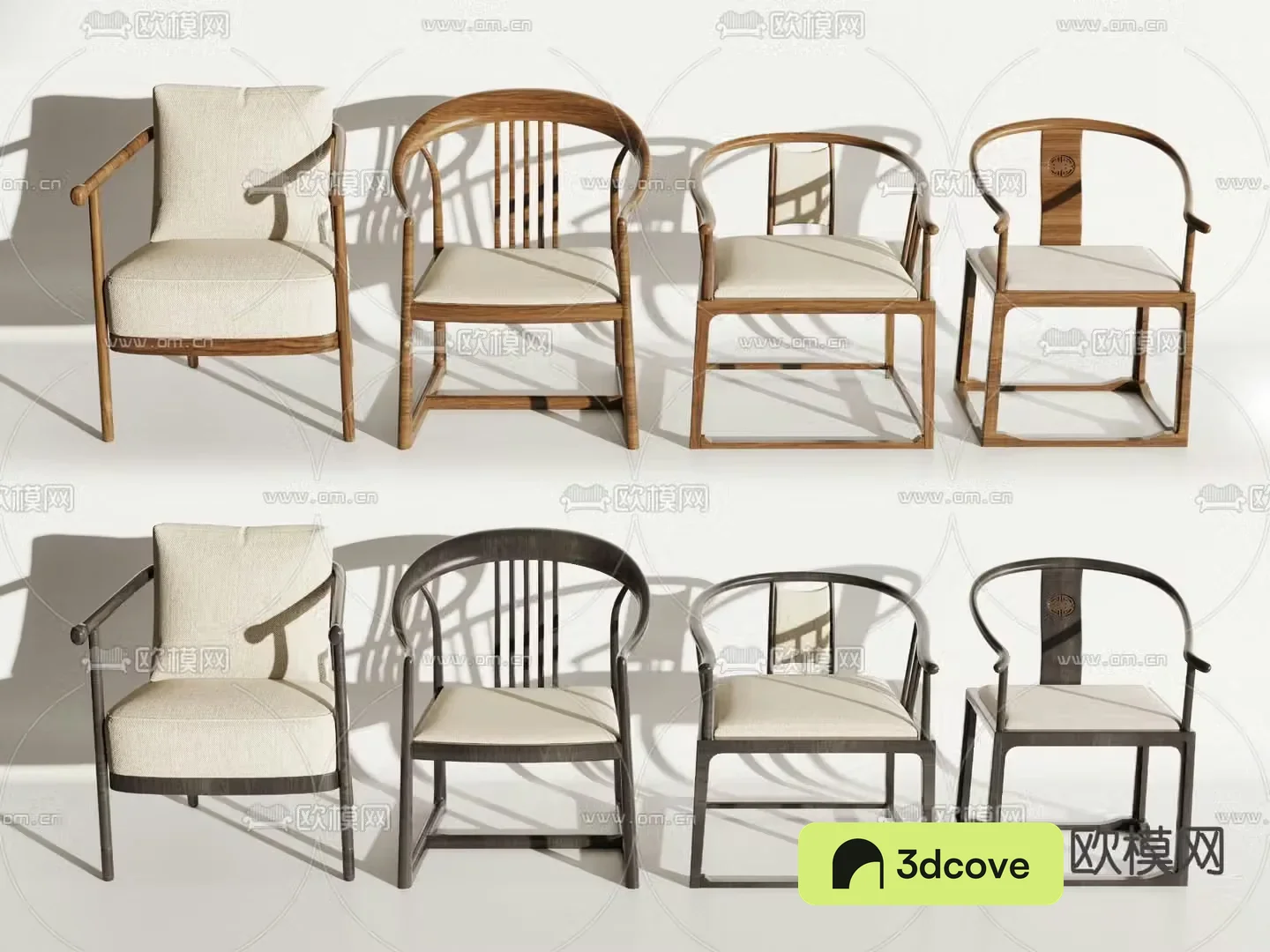 New Chinese style chair armchair