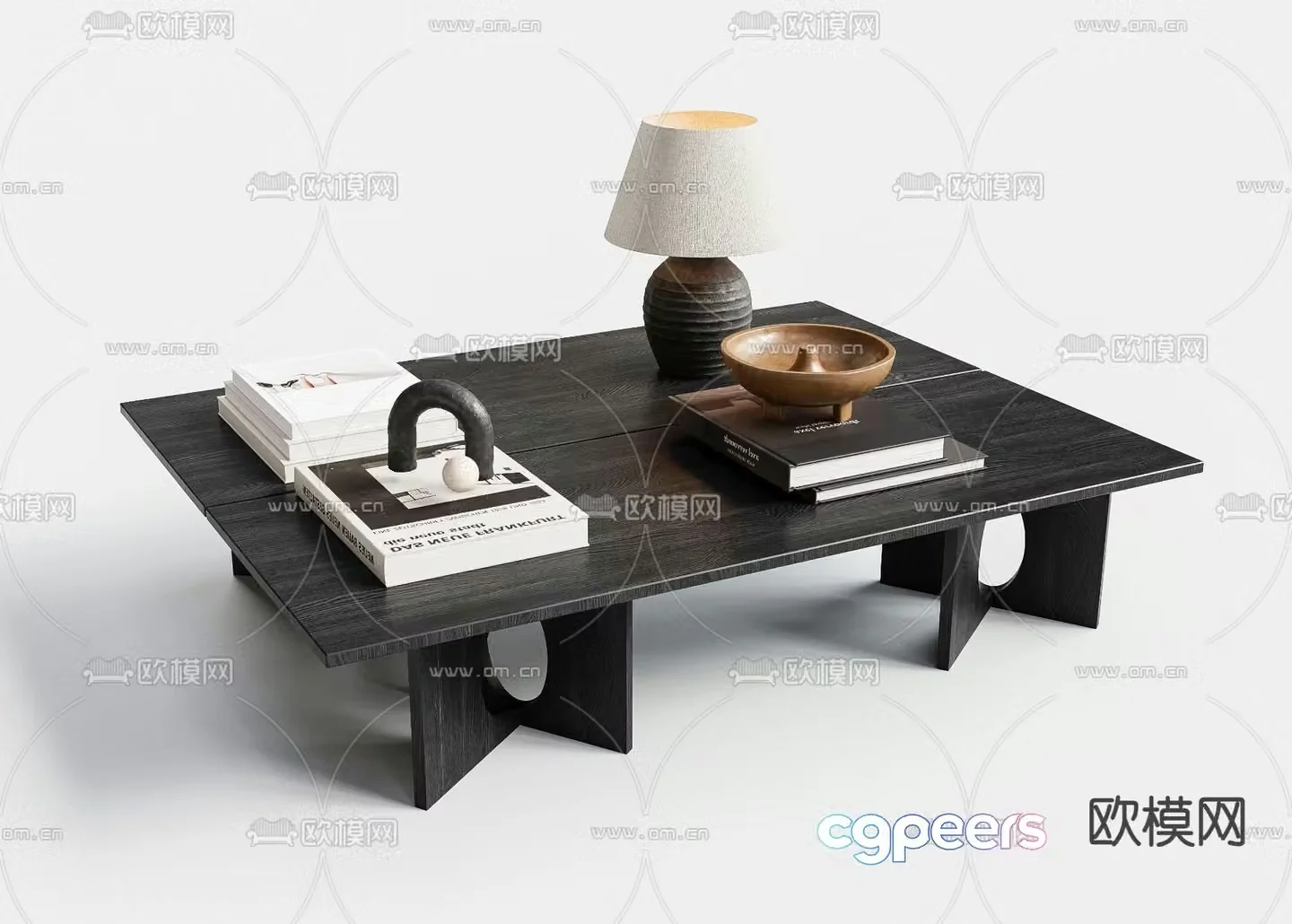 Wabi-sabi coffee table 3d model