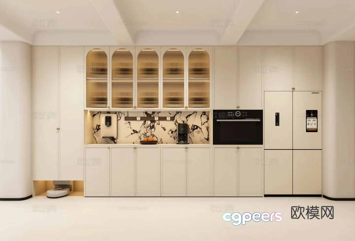 Modern sideboard 3d model