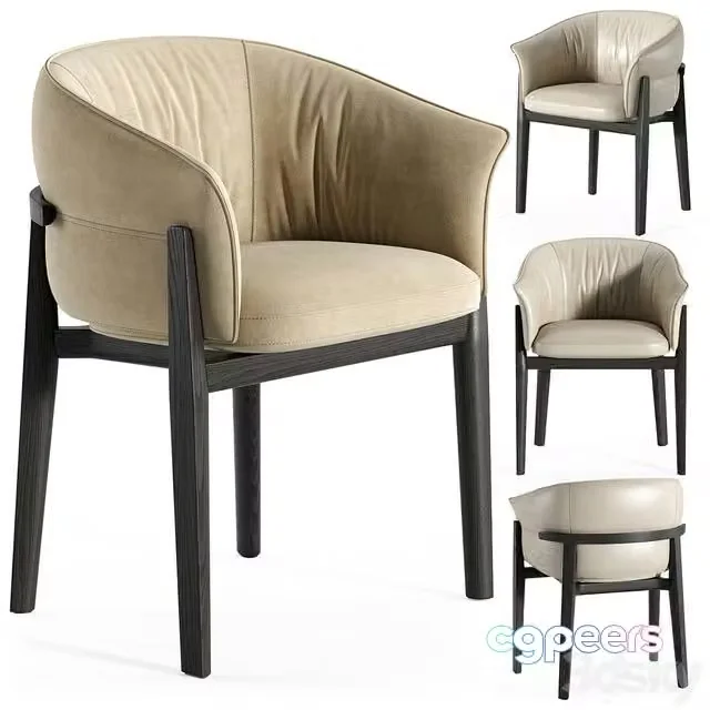 3ds Max Free – Poliform Leopold chair