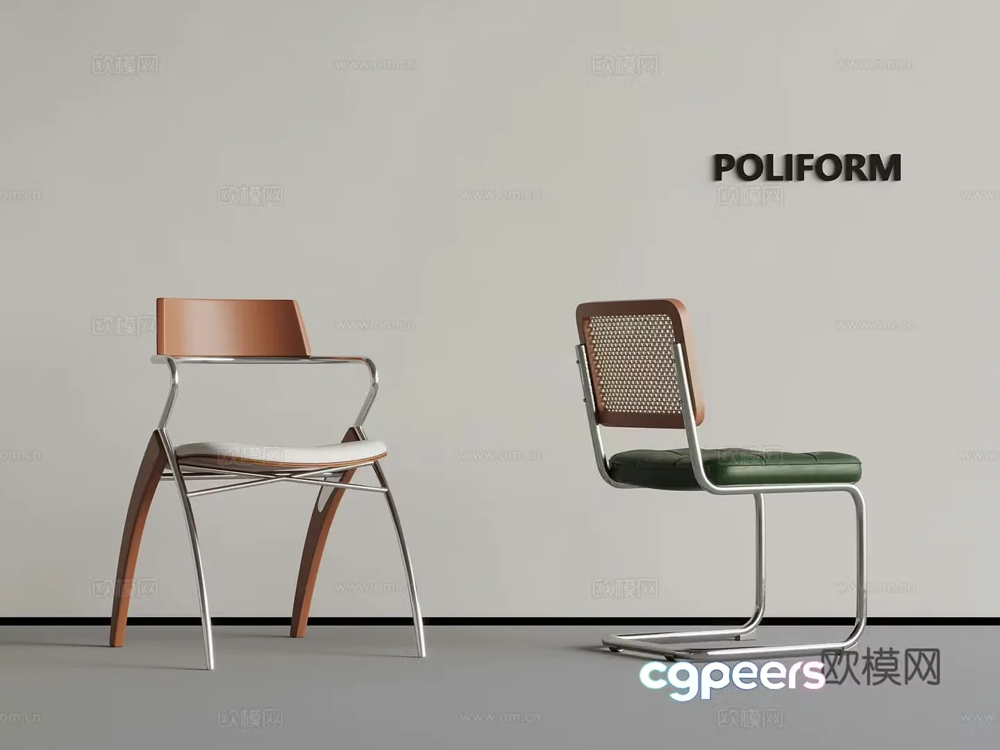 Chair medieval dining chair writing chair leisure chair 3d model