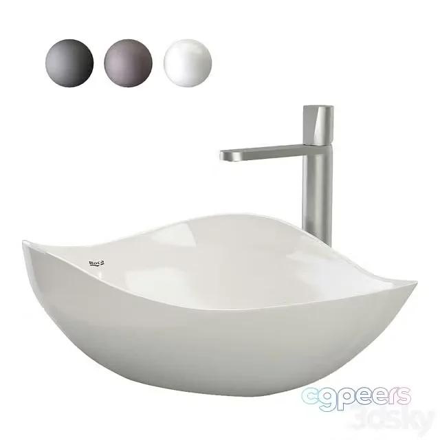3ds Max Free – Roca Ohtake washbasin