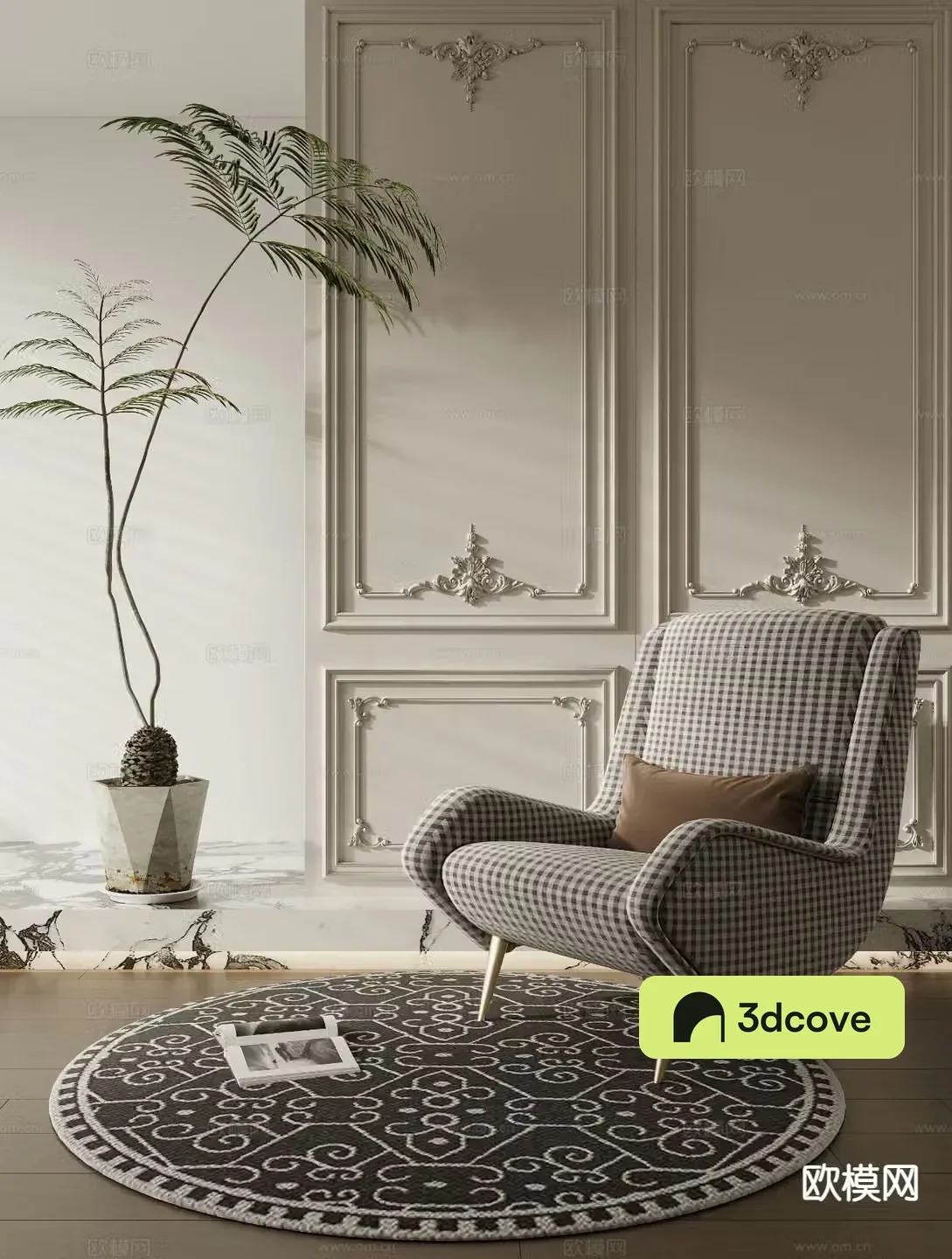 French sofa chair leisure chair