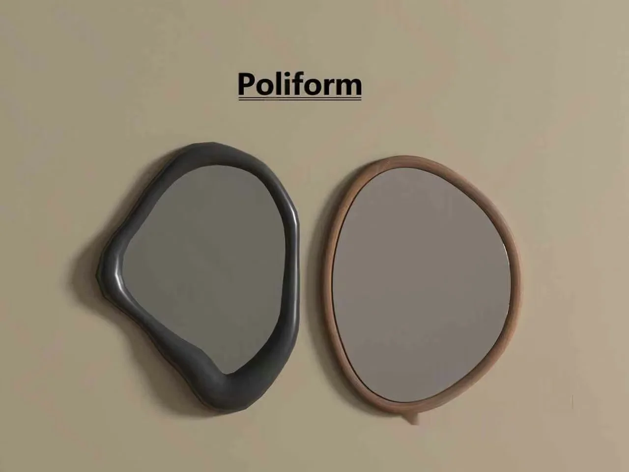 Poliform Wall Mirrors 3D Model – 14884 – VRAY Render