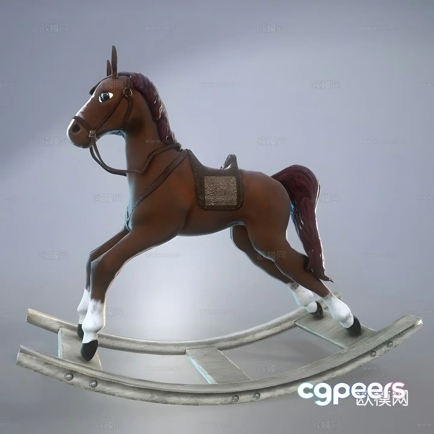 Toy horse Trojan 3D model
