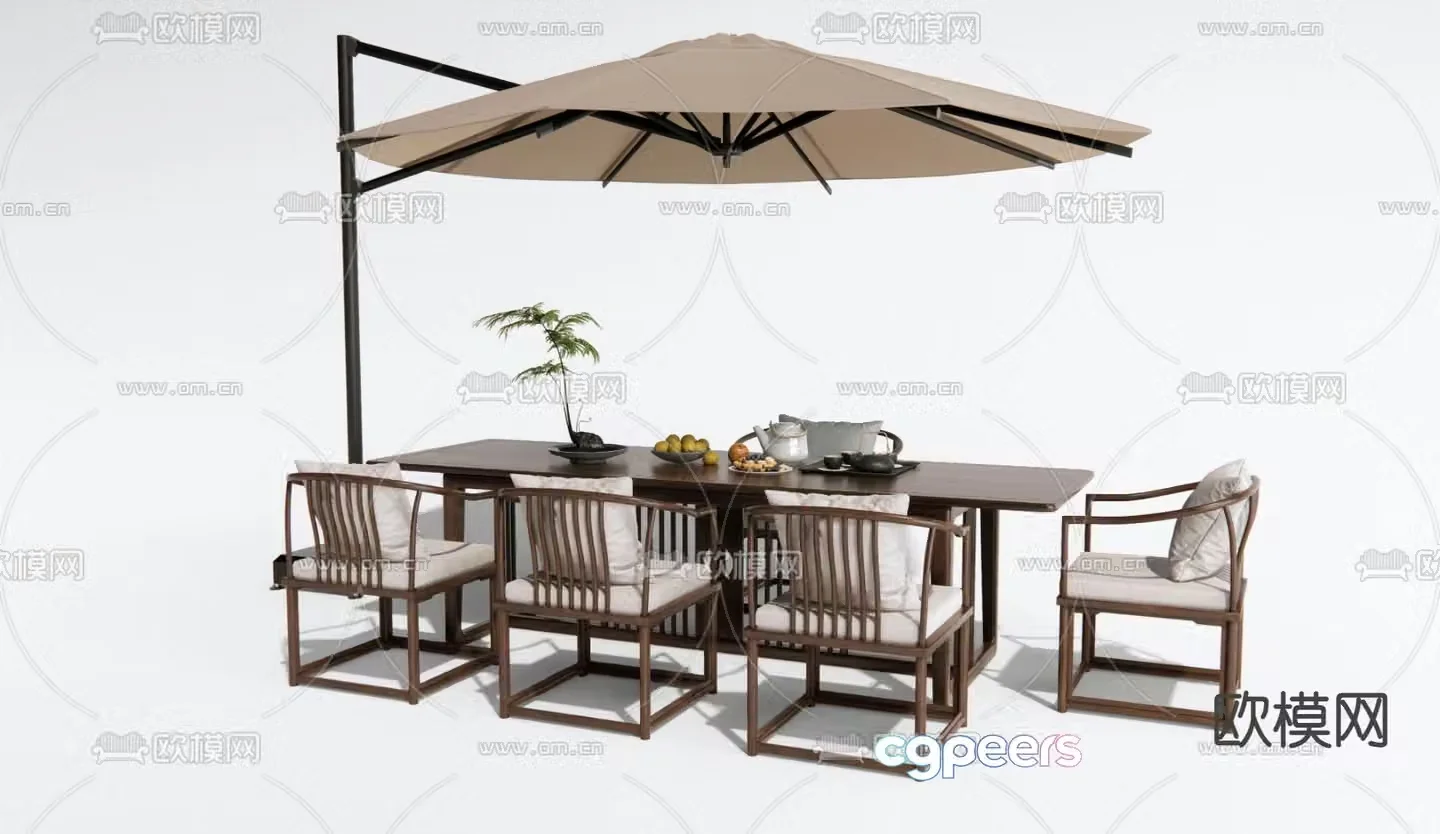 Outdoor tables and chairs camping tables and chairs 3d model