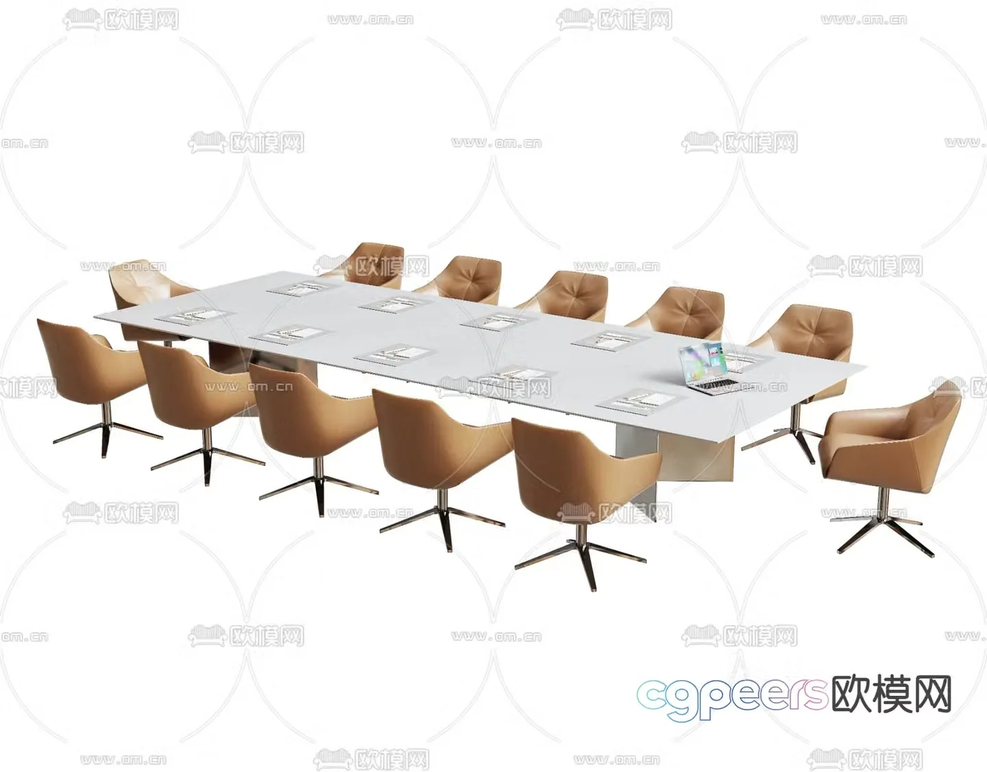 Modern conference table conference table 3d model
