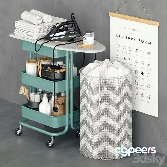 3ds Max Free – Raskog Ironing Cart