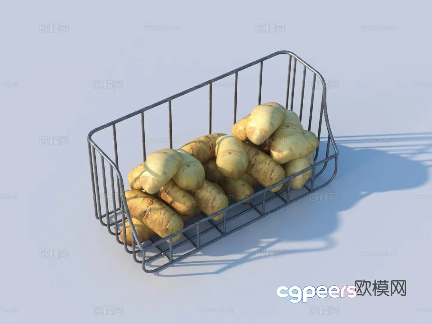 Potato Potato Vegetable 3d Model