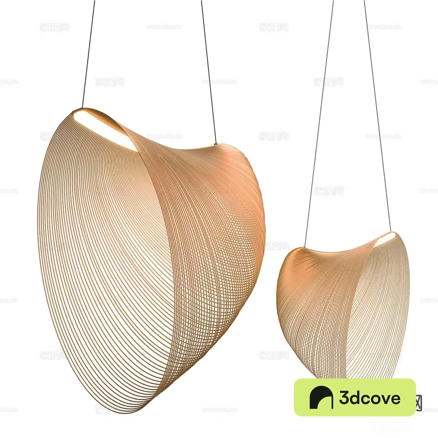 LUCEPLAN chandelier ripple lamp