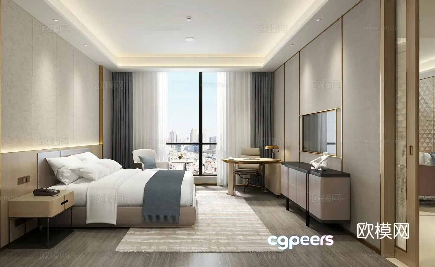 Hotel room presidential suite 3d model