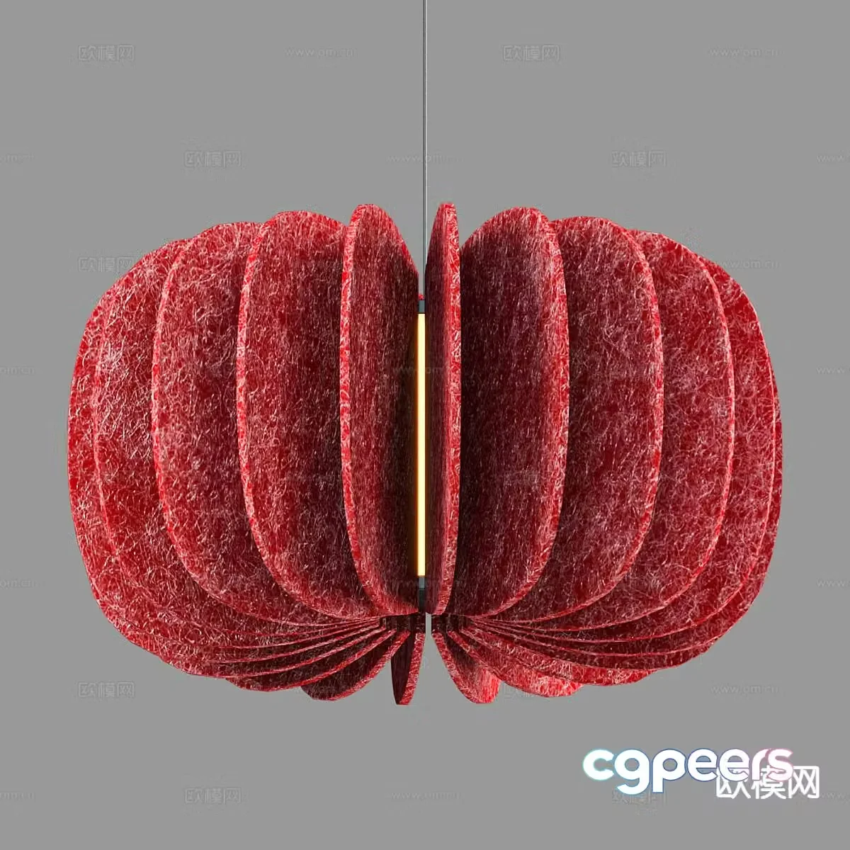 Nordic chandelier simple chandelier 3d model