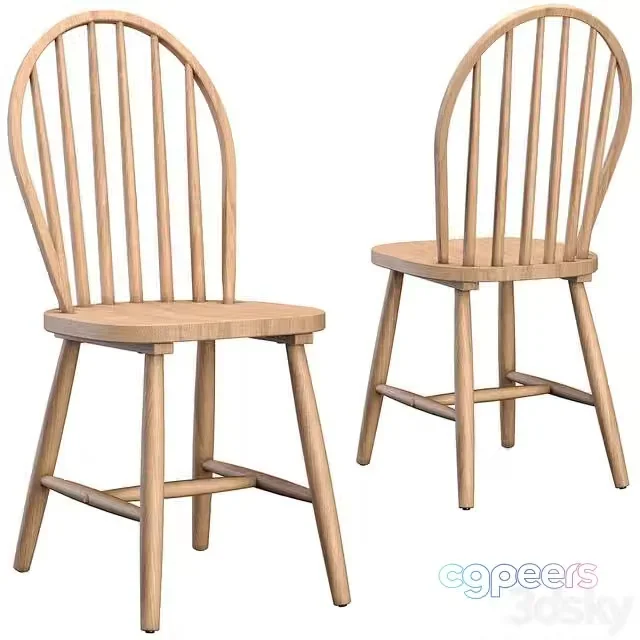 3ds Max Free – Chair WINDSOR (4 colors)