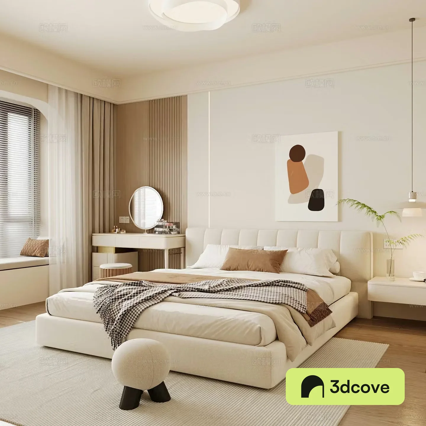 Modern home bedroom Modern bedroom Italian bedroom Simple bedroom Italian bed